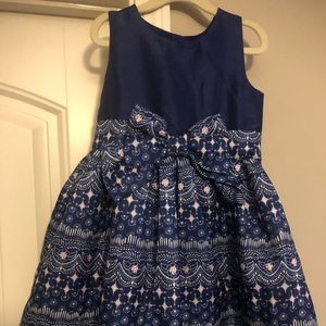 Super cute 4t navy dress! Worn once!
